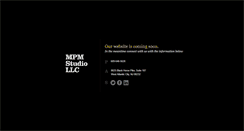 Desktop Screenshot of mpmstudio.com